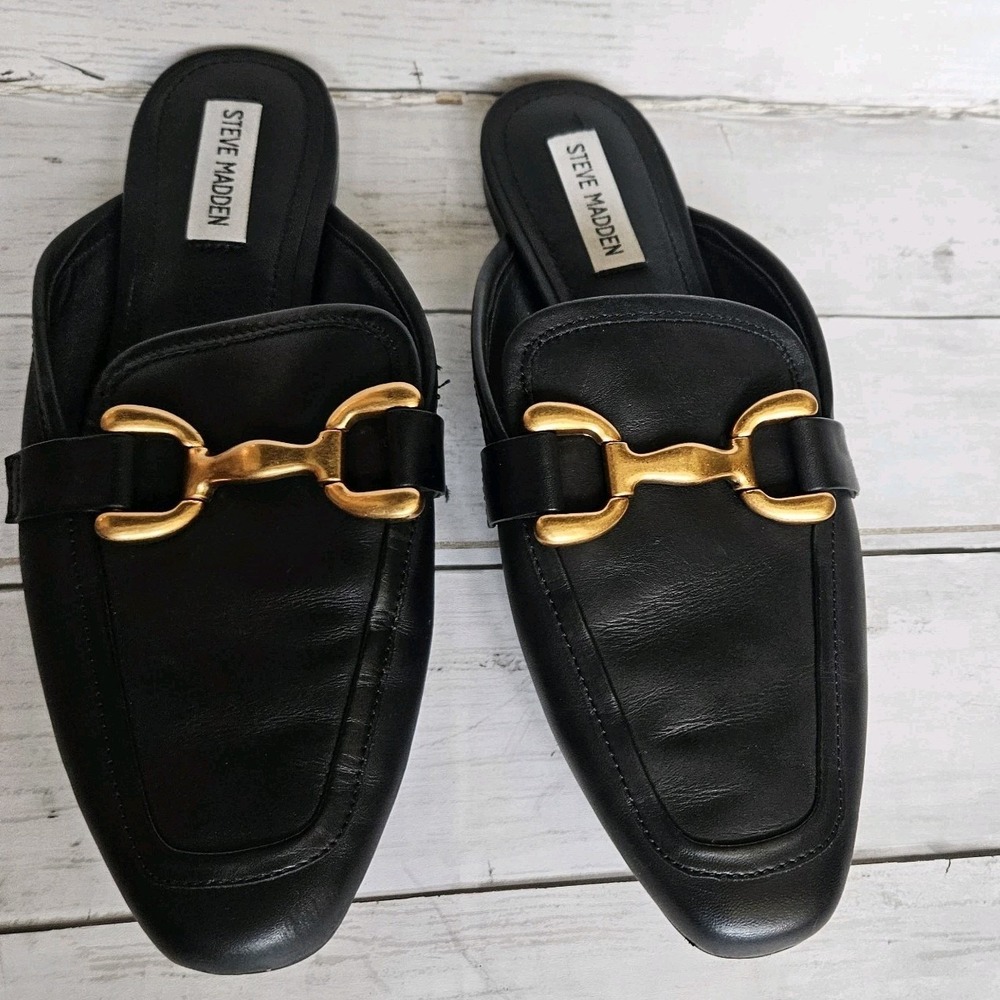 Steve Madden Fortunate Bit Mules Size 9.5 - Picture 2 of 9